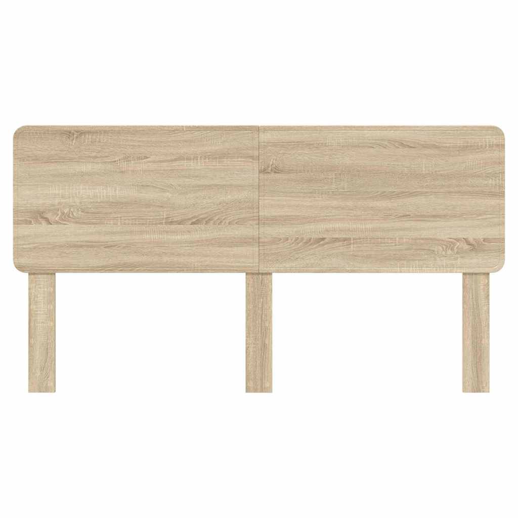 vidaXL Κεφαλάρι με κεφαλάρι Δρύς Sonoma 180 cm Επεξεργασμένο ξύλο