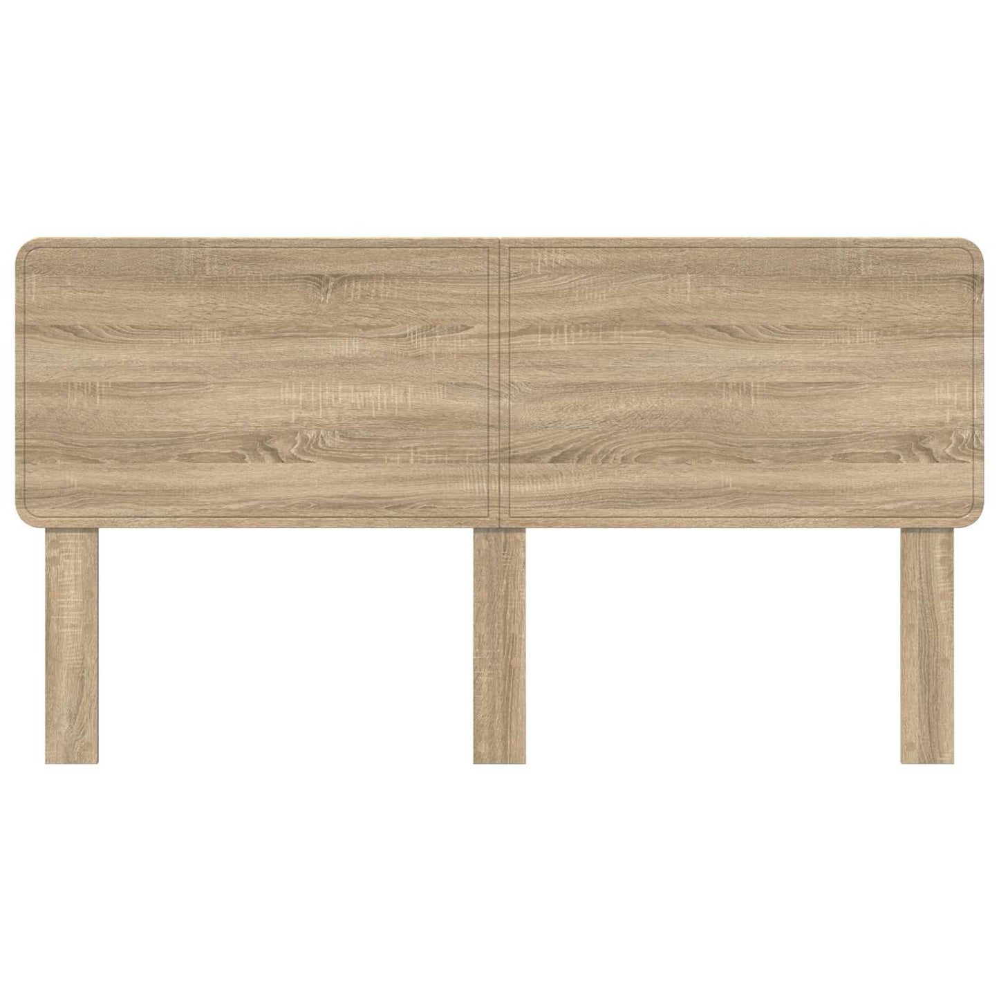 vidaXL Κεφαλάρι με κεφαλάρι Δρύς Sonoma 180 cm Επεξεργασμένο ξύλο