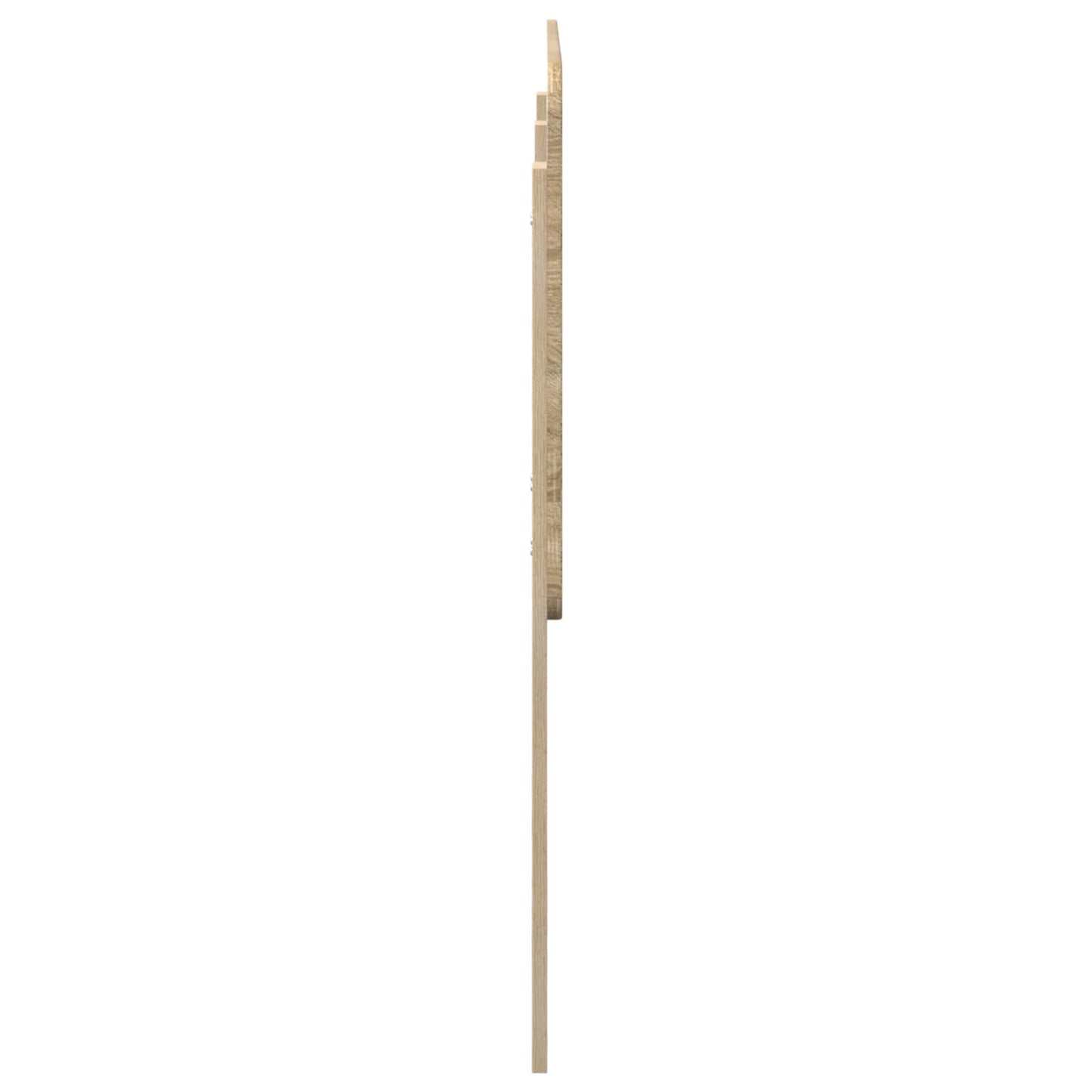 vidaXL Κεφαλάρι με κεφαλάρι Δρύς Sonoma 180 cm Επεξεργασμένο ξύλο
