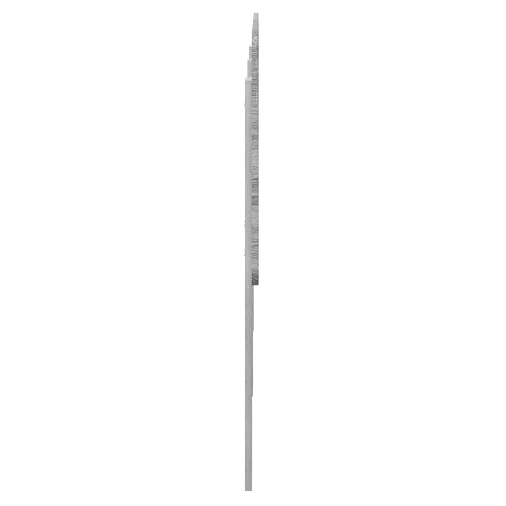 vidaXL Κεφαλάρι με κεφαλάρι Γκρίζο Σονομα 180 cm Επεξεργασμένο ξύλο