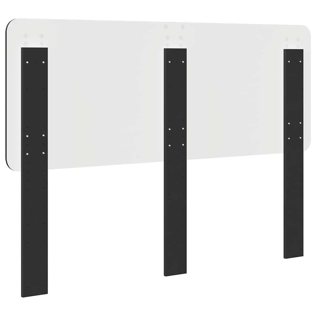 vidaXL Κεφαλάρι με κεφαλάρι Μαύρη Οξυά 160 cm Επεξεργασμένο ξύλο
