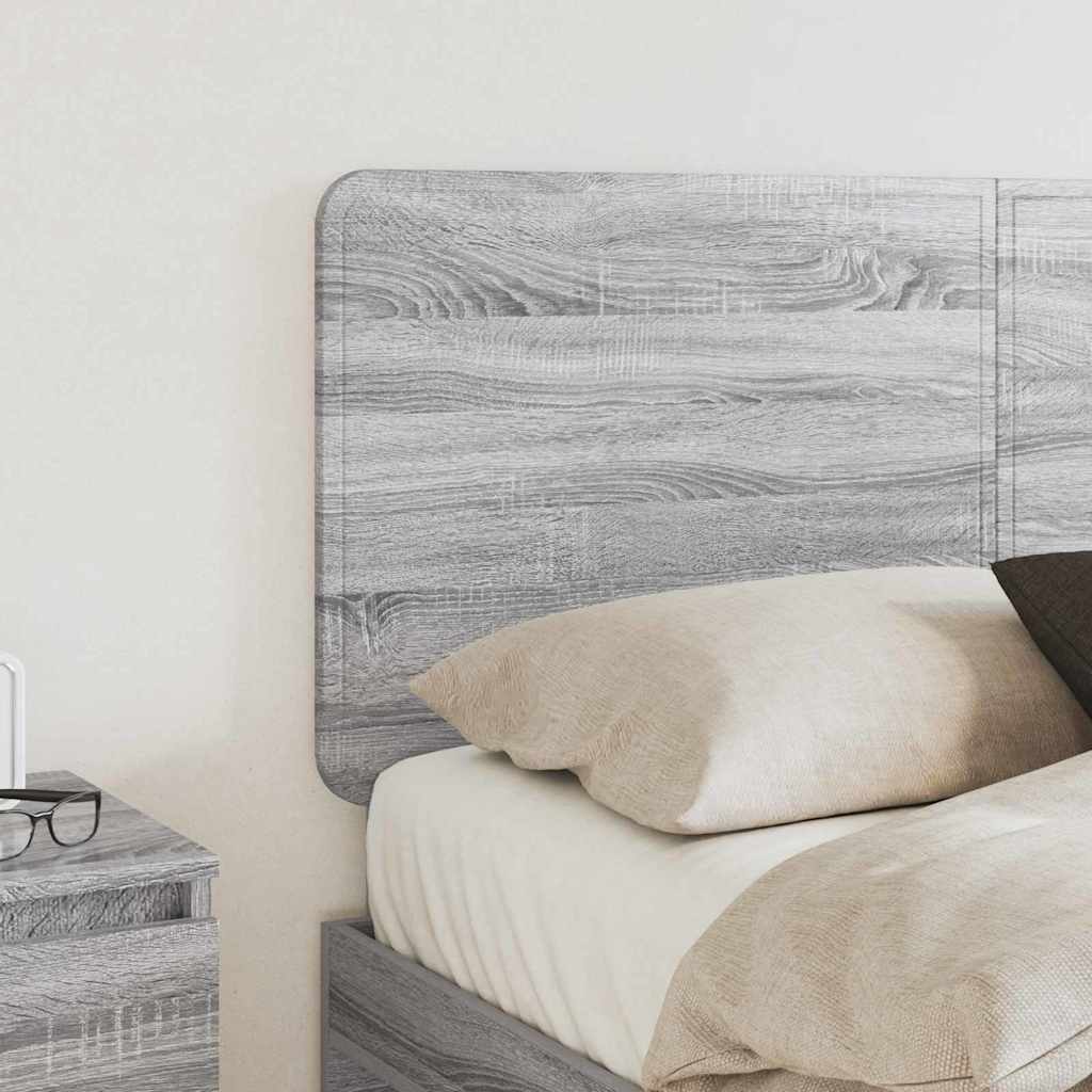 vidaXL Κεφαλάρι με κεφαλάρι Γκρίζο Σονομα 160 cm Επεξεργασμένο ξύλο