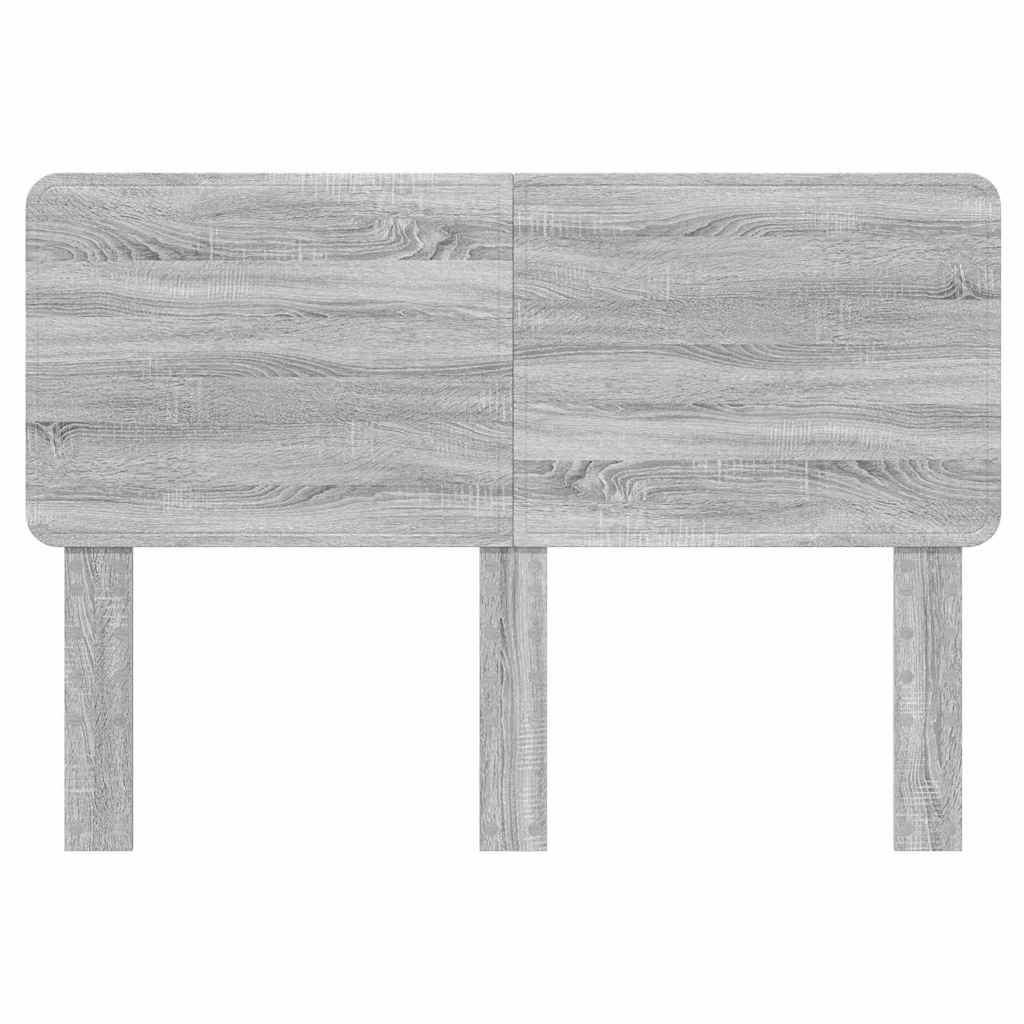 vidaXL Κεφαλάρι με κεφαλάρι Γκρίζο Σονομα 160 cm Επεξεργασμένο ξύλο