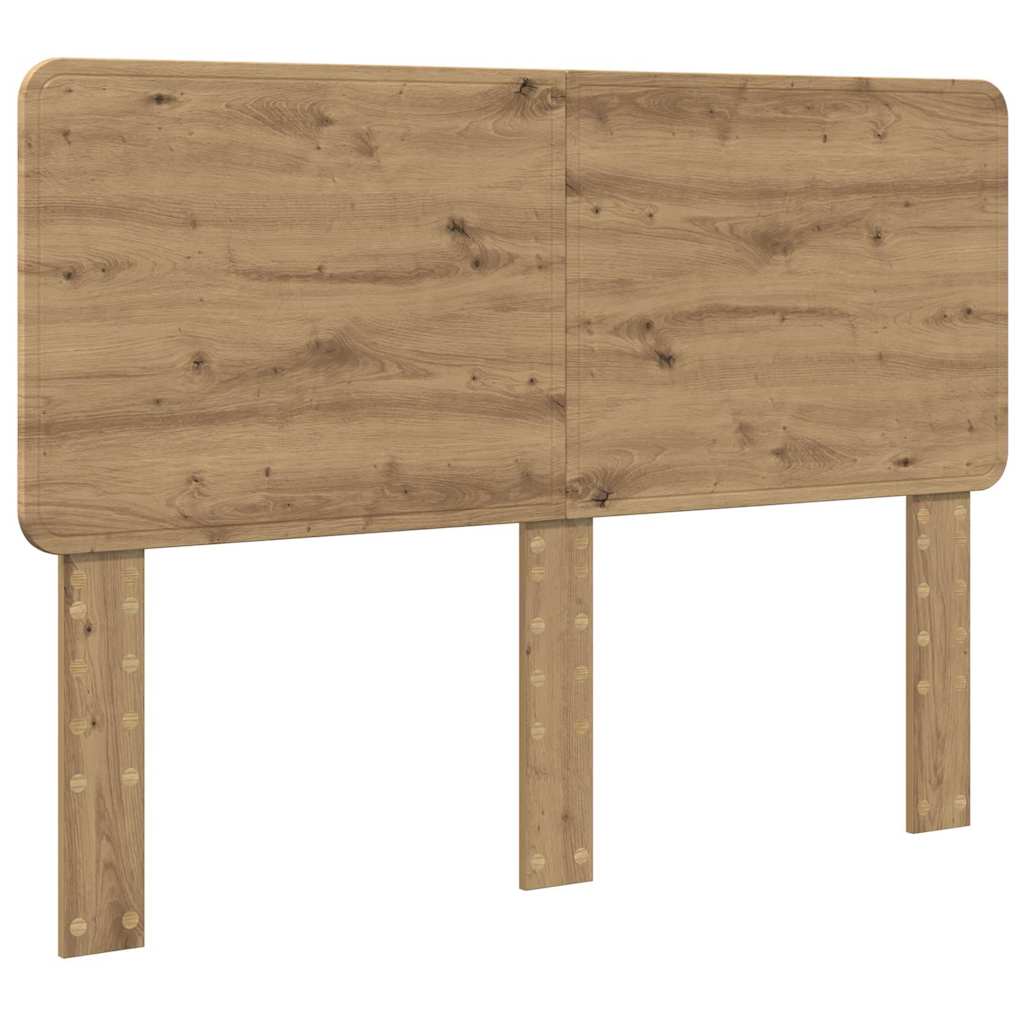 vidaXL Κεφαλάρι με κεφαλάρι Artisan Oak 160 cm Επεξεργασμένο ξύλο