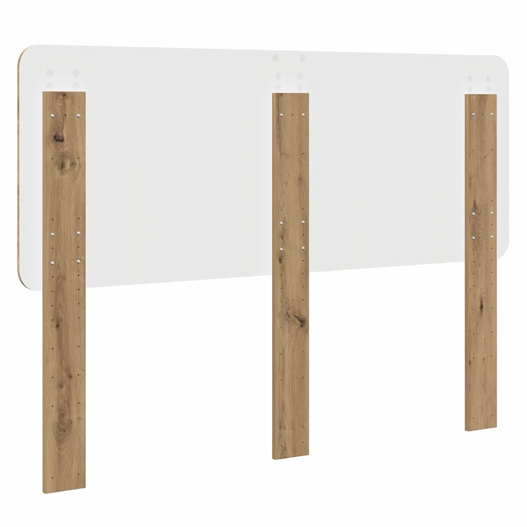 vidaXL Κεφαλάρι με κεφαλάρι Artisan Oak 160 cm Επεξεργασμένο ξύλο
