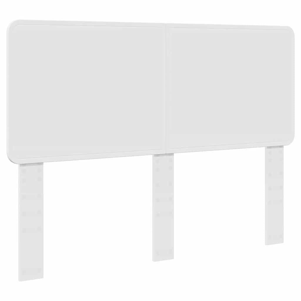 vidaXL Κεφαλάρι με κεφαλάρι Λευκό 150 cm Επεξεργασμένο ξύλο