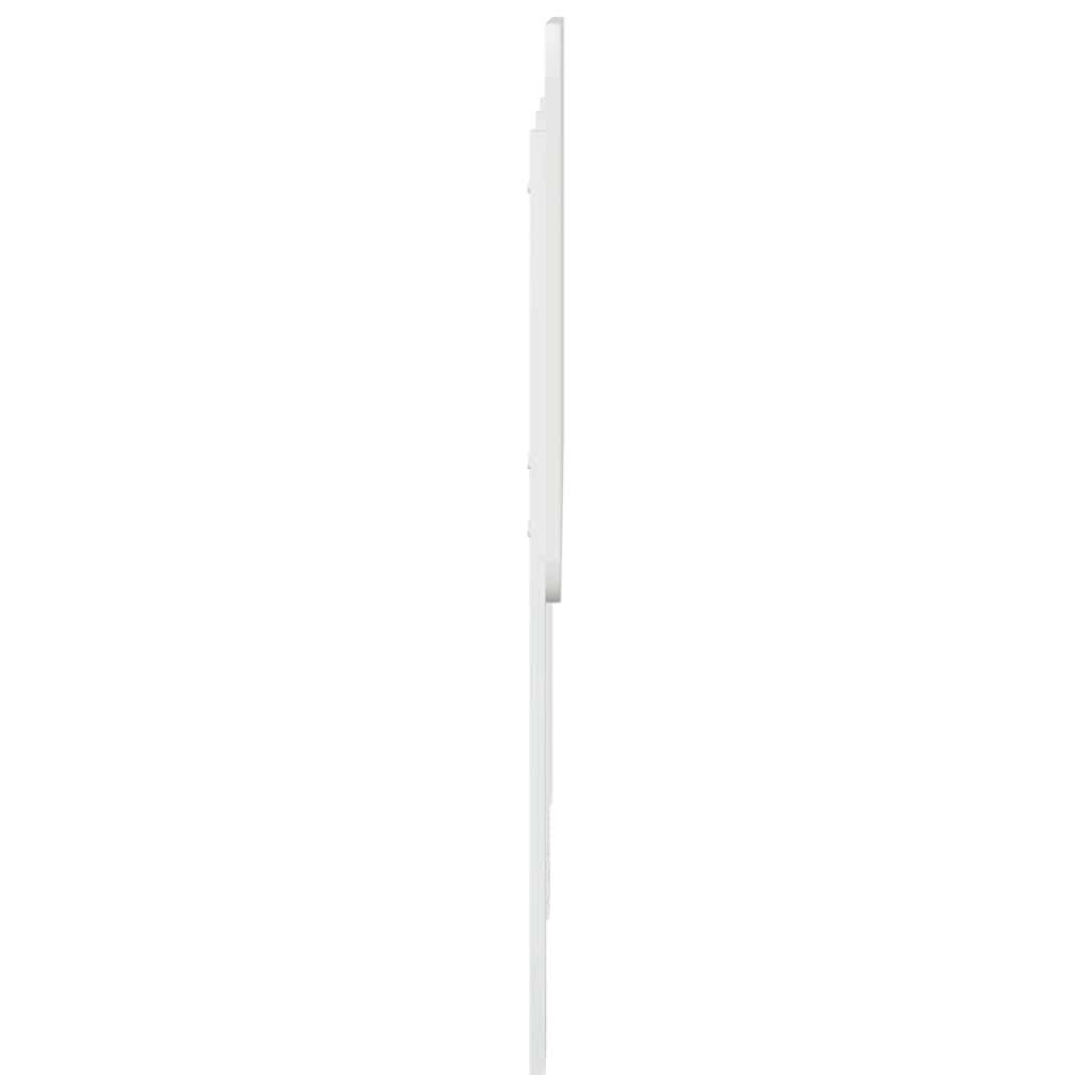 vidaXL Κεφαλάρι με κεφαλάρι Λευκό 150 cm Επεξεργασμένο ξύλο