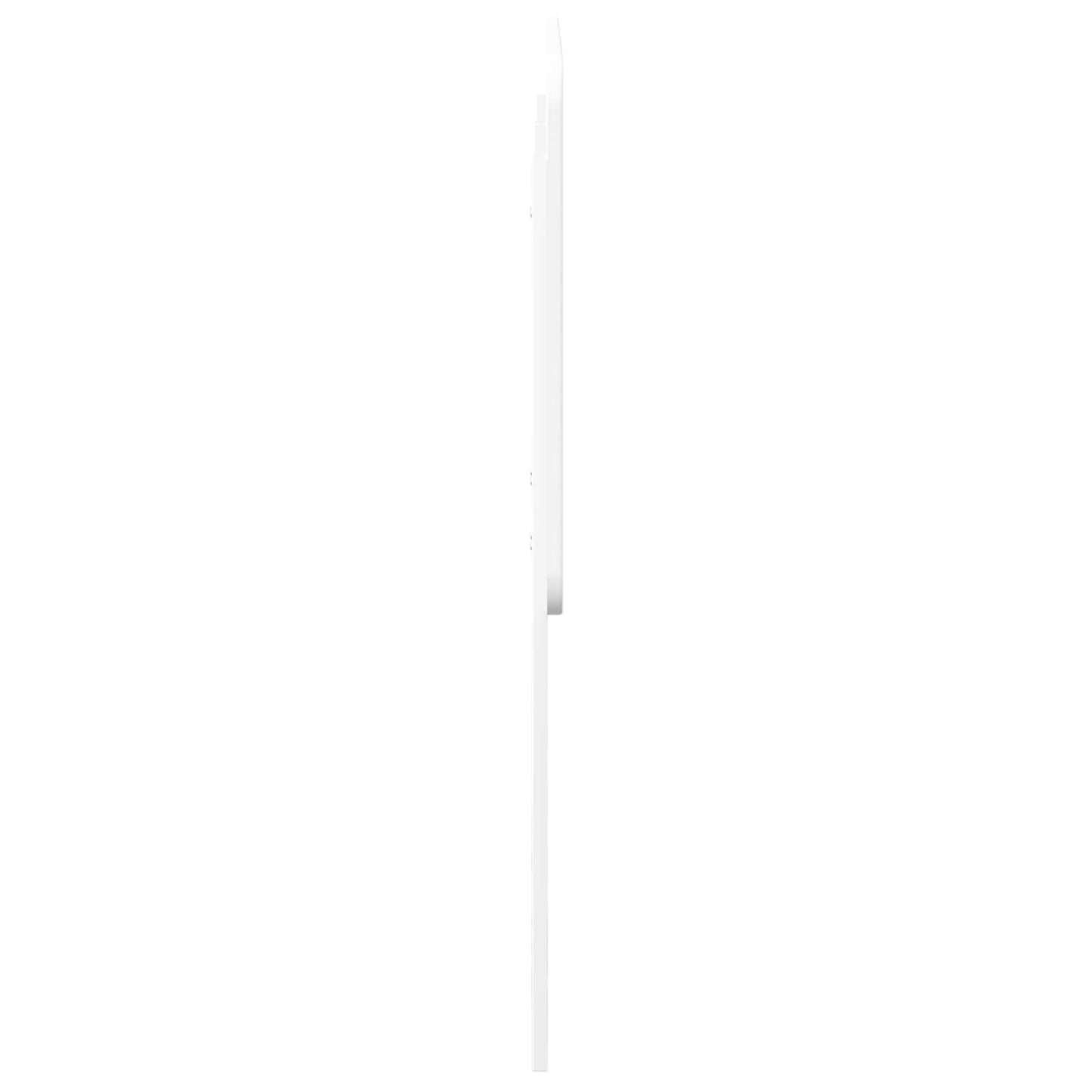 vidaXL Κεφαλάρι με κεφαλάρι Λευκό 150 cm Επεξεργασμένο ξύλο