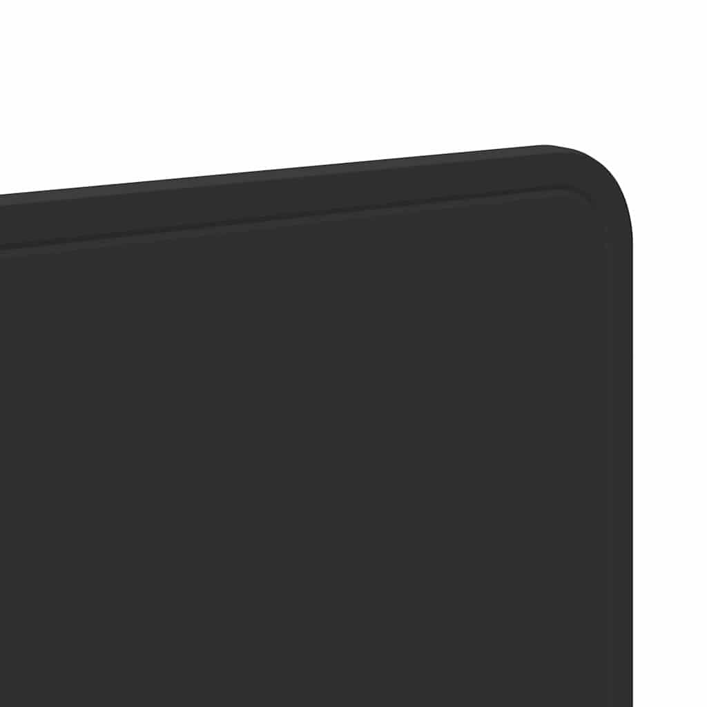 vidaXL Κεφαλάρι με κεφαλάρι Μαύρη Οξυά 150 cm Επεξεργασμένο ξύλο