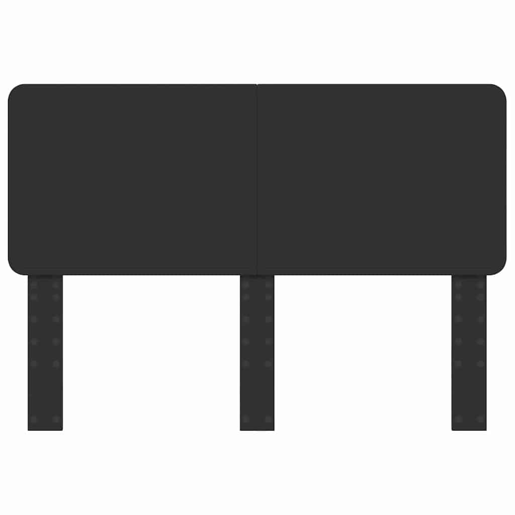 vidaXL Κεφαλάρι με κεφαλάρι Μαύρη Οξυά 140 cm Επεξεργασμένο ξύλο