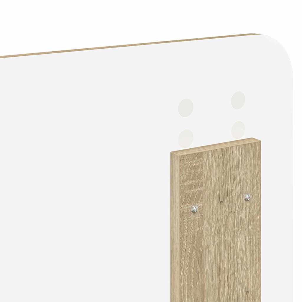 vidaXL Κεφαλάρι με κεφαλάρι Δρύς Sonoma 140 cm Επεξεργασμένο ξύλο