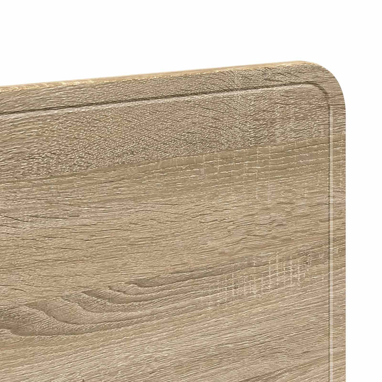 vidaXL Κεφαλάρι με κεφαλάρι Δρύς Sonoma 140 cm Επεξεργασμένο ξύλο