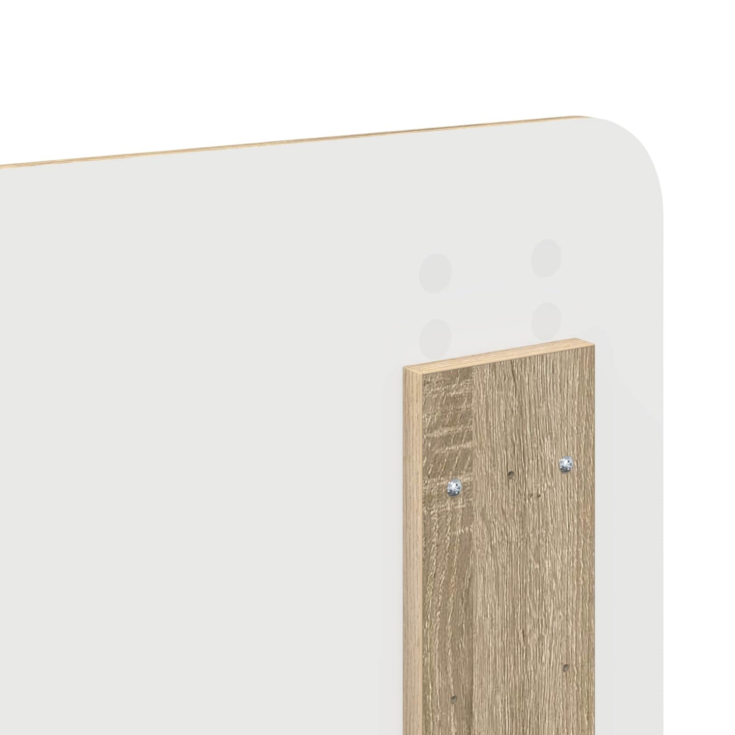 vidaXL Κεφαλάρι με κεφαλάρι Δρύς Sonoma 140 cm Επεξεργασμένο ξύλο