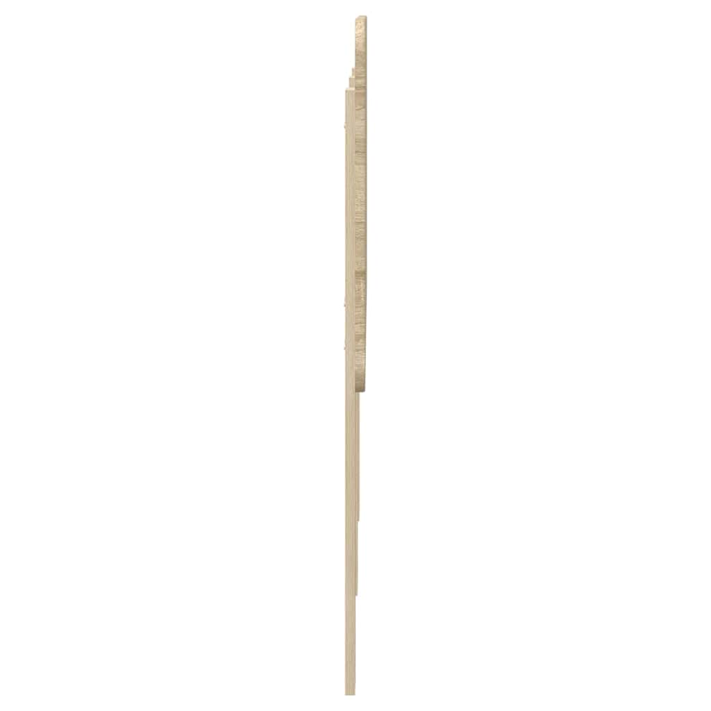 vidaXL Κεφαλάρι με κεφαλάρι Δρύς Sonoma 140 cm Επεξεργασμένο ξύλο