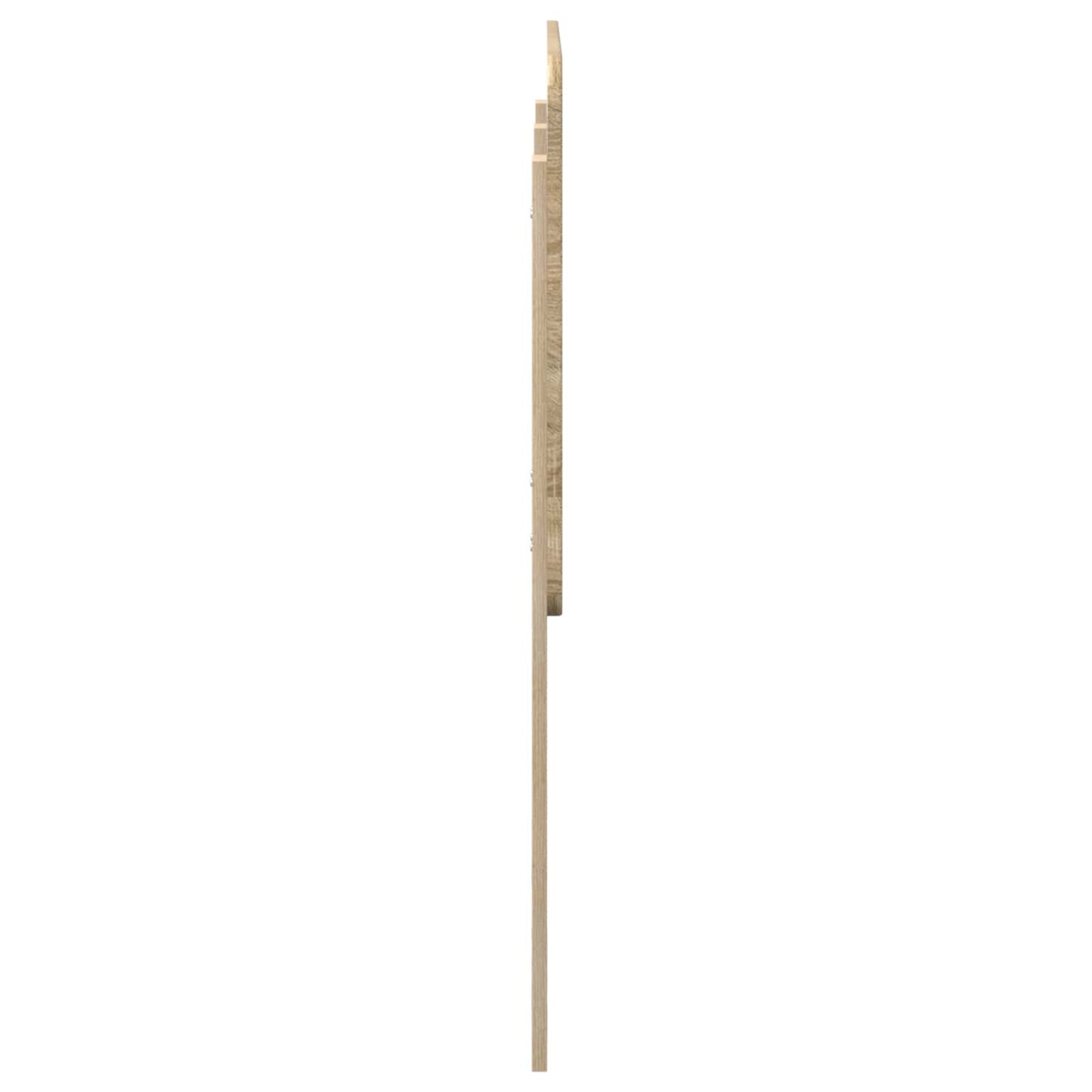 vidaXL Κεφαλάρι με κεφαλάρι Δρύς Sonoma 140 cm Επεξεργασμένο ξύλο