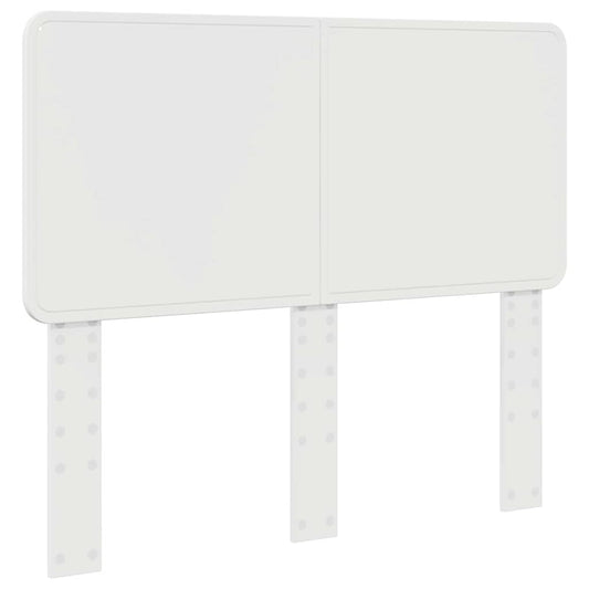 vidaXL Κεφαλάρι με κεφαλάρι Λευκό 135 cm Επεξεργασμένο ξύλο