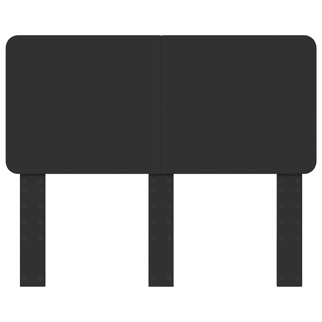 vidaXL Κεφαλάρι με κεφαλάρι Μαύρη Οξυά 135 cm Επεξεργασμένο ξύλο