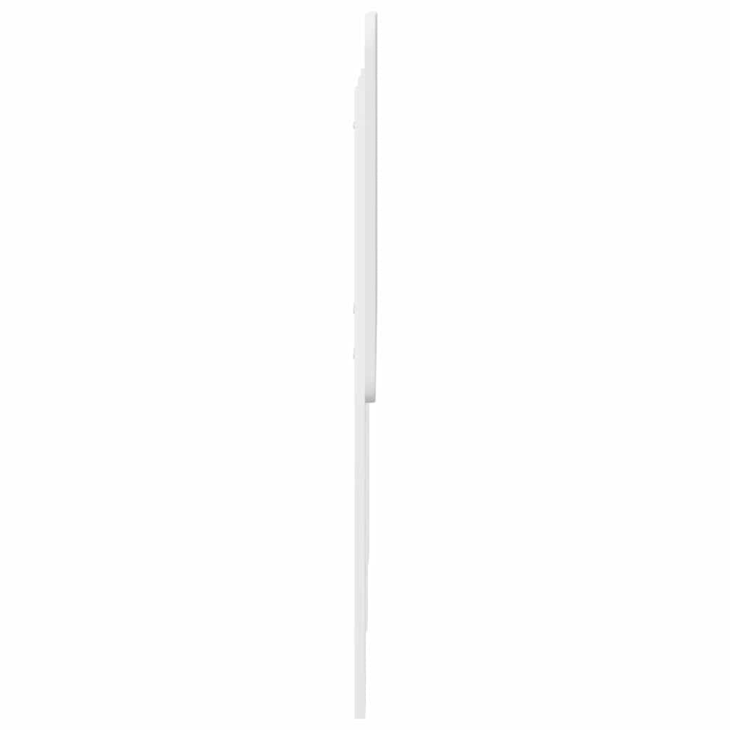 vidaXL Κεφαλάρι με κεφαλάρι Λευκό 120 cm Επεξεργασμένο ξύλο