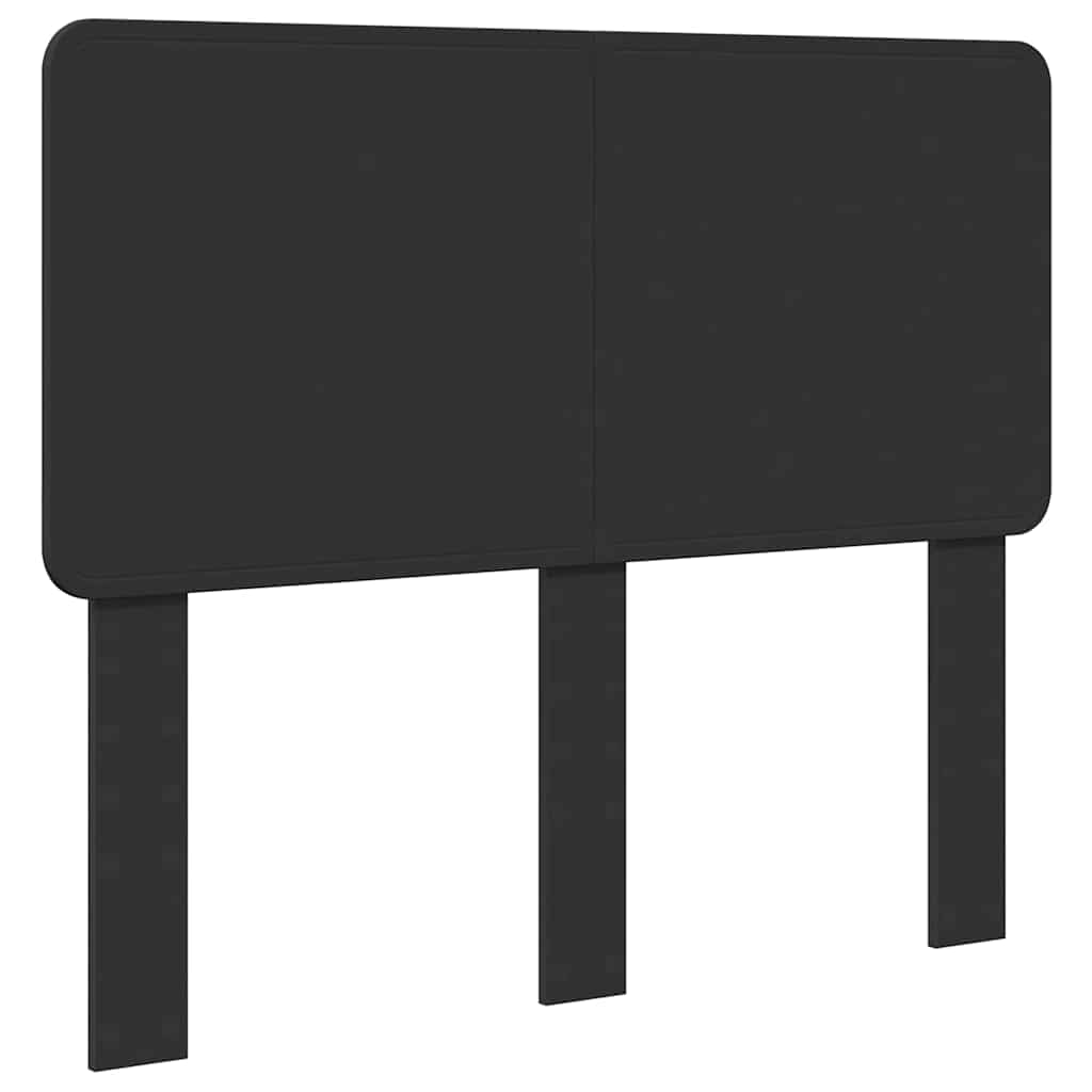 vidaXL Κεφαλάρι με κεφαλάρι Μαύρη Οξυά 120 cm Επεξεργασμένο ξύλο