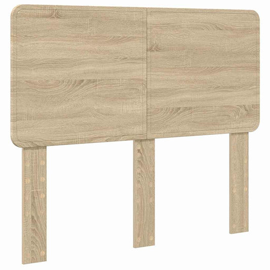 vidaXL Κεφαλάρι με κεφαλάρι Δρύς Sonoma 120 cm Επεξεργασμένο ξύλο