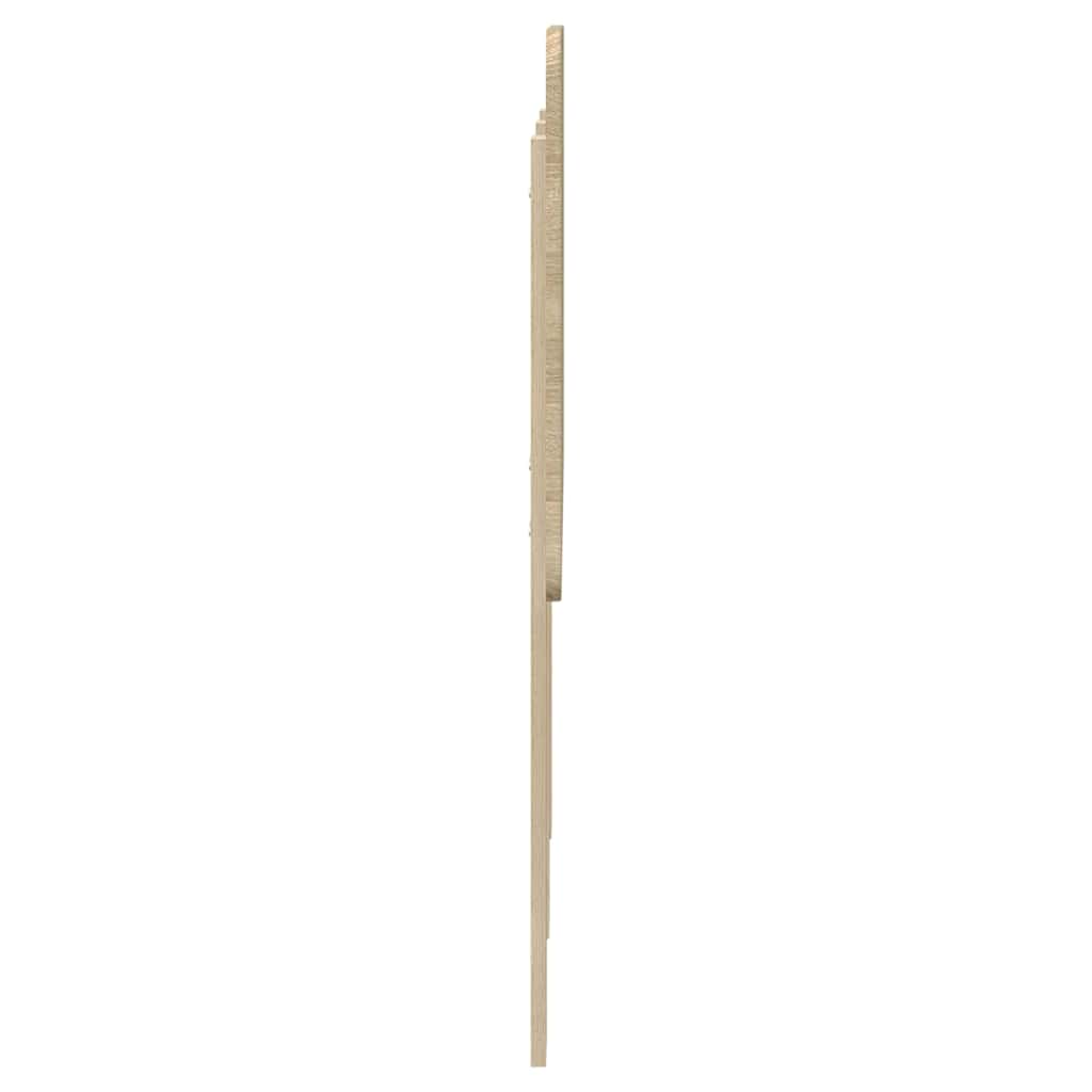 vidaXL Κεφαλάρι με κεφαλάρι Δρύς Sonoma 120 cm Επεξεργασμένο ξύλο