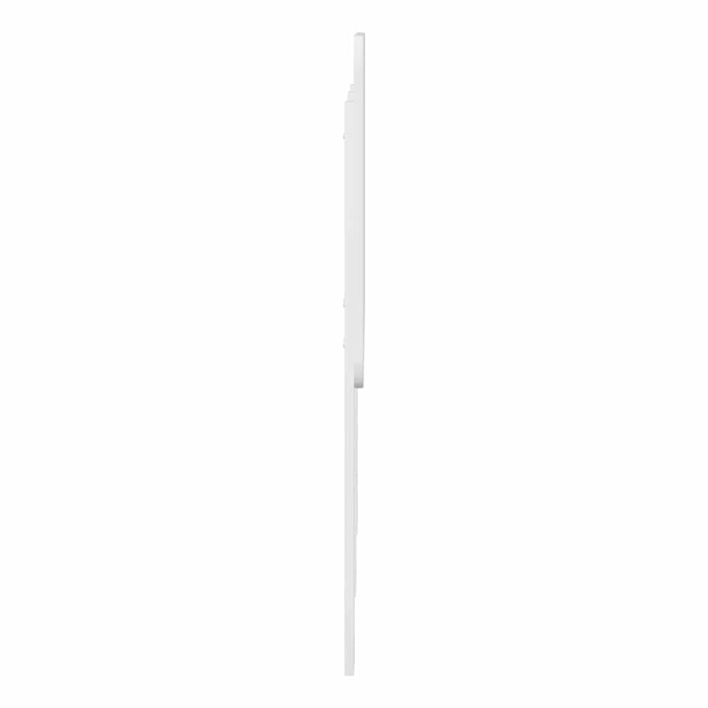 vidaXL Κεφαλάρι με κεφαλάρι Λαμπερό Λευκό 120 cm Επεξεργασμένο ξύλο