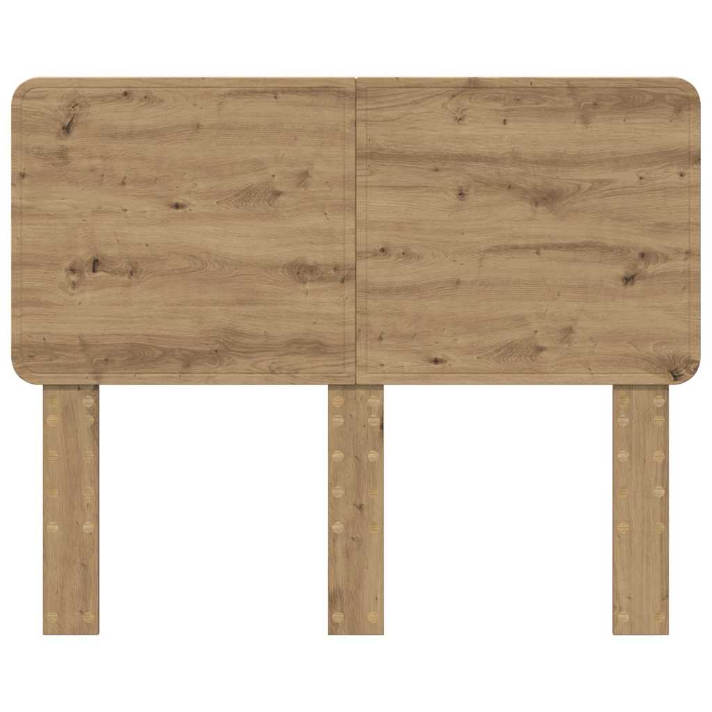 vidaXL Κεφαλάρι με κεφαλάρι Artisan Oak 120 cm Επεξεργασμένο ξύλο
