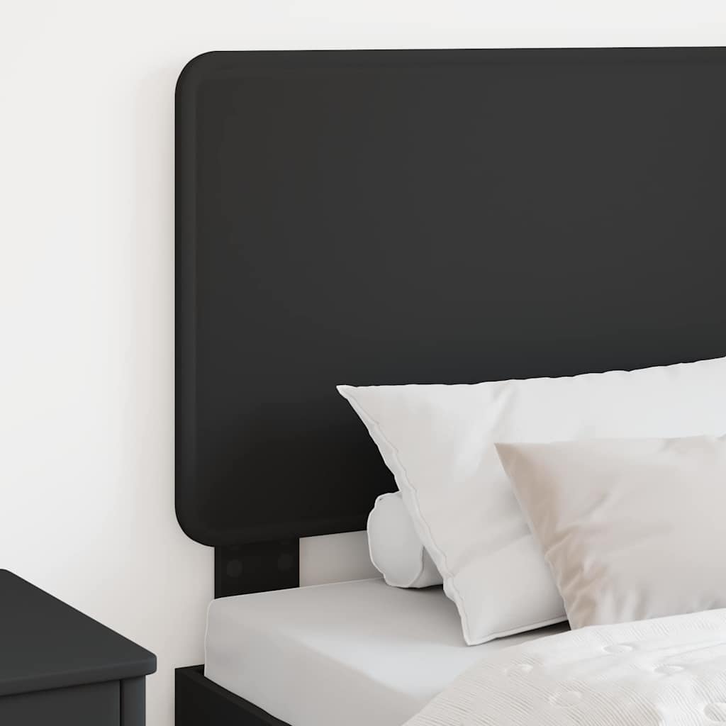 vidaXL Κεφαλάρι με κεφαλάρι Μαύρη Οξυά 100 cm Επεξεργασμένο ξύλο