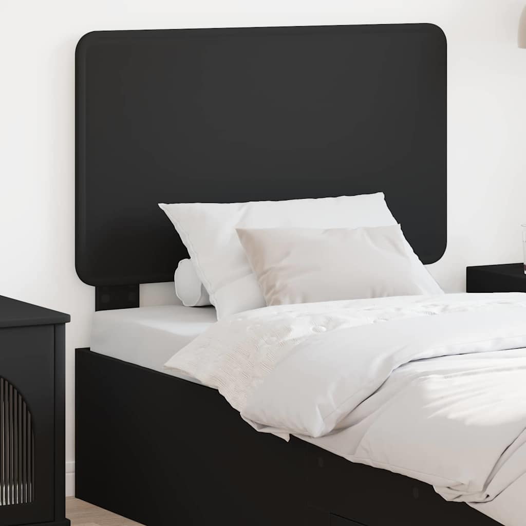 vidaXL Κεφαλάρι με κεφαλάρι Μαύρη Οξυά 100 cm Επεξεργασμένο ξύλο