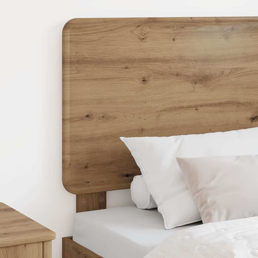 vidaXL Κεφαλάρι με κεφαλάρι Artisan Oak 100 cm Επεξεργασμένο ξύλο
