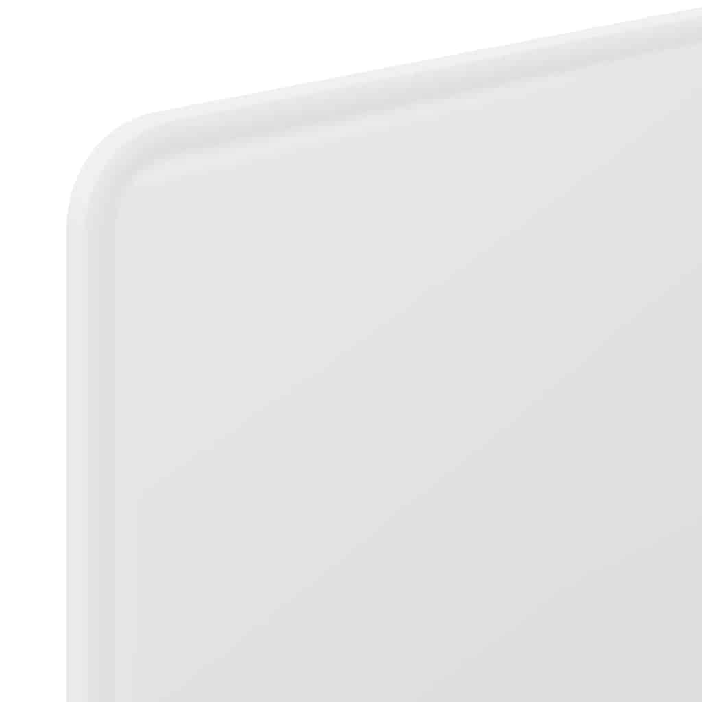 vidaXL Κεφαλάρι με κεφαλάρι Λευκό 90 cm Επεξεργασμένο ξύλο