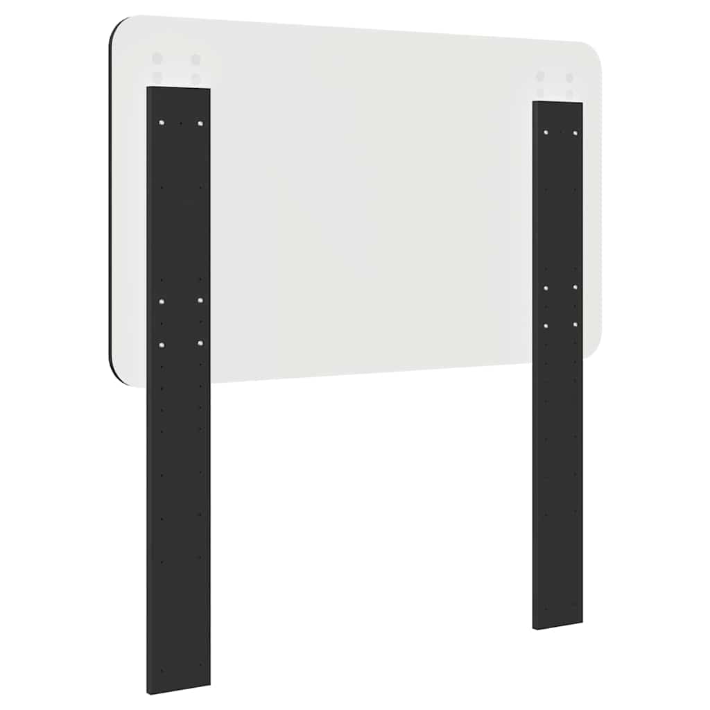 vidaXL Κεφαλάρι με κεφαλάρι Μαύρη Οξυά 90 cm Επεξεργασμένο ξύλο