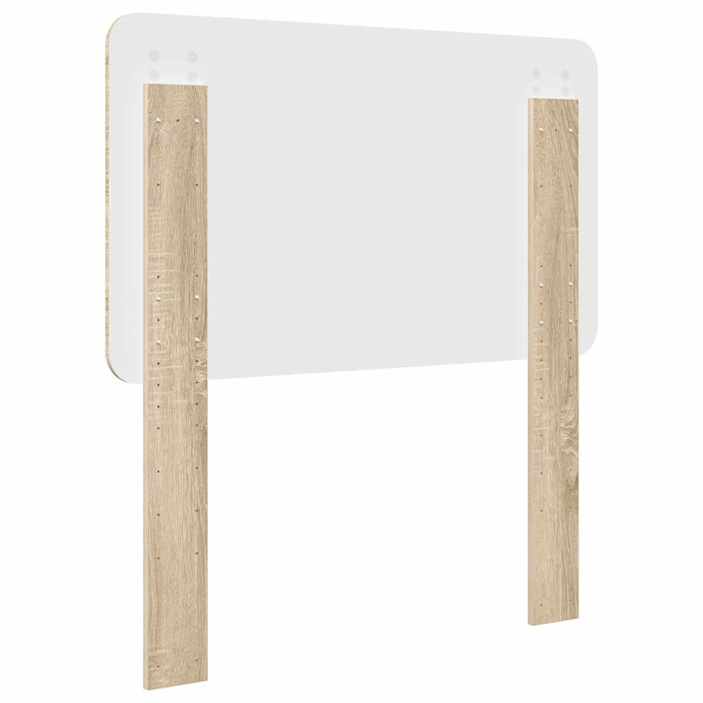 vidaXL Κεφαλάρι με κεφαλάρι Δρύς Sonoma 90 cm Επεξεργασμένο ξύλο
