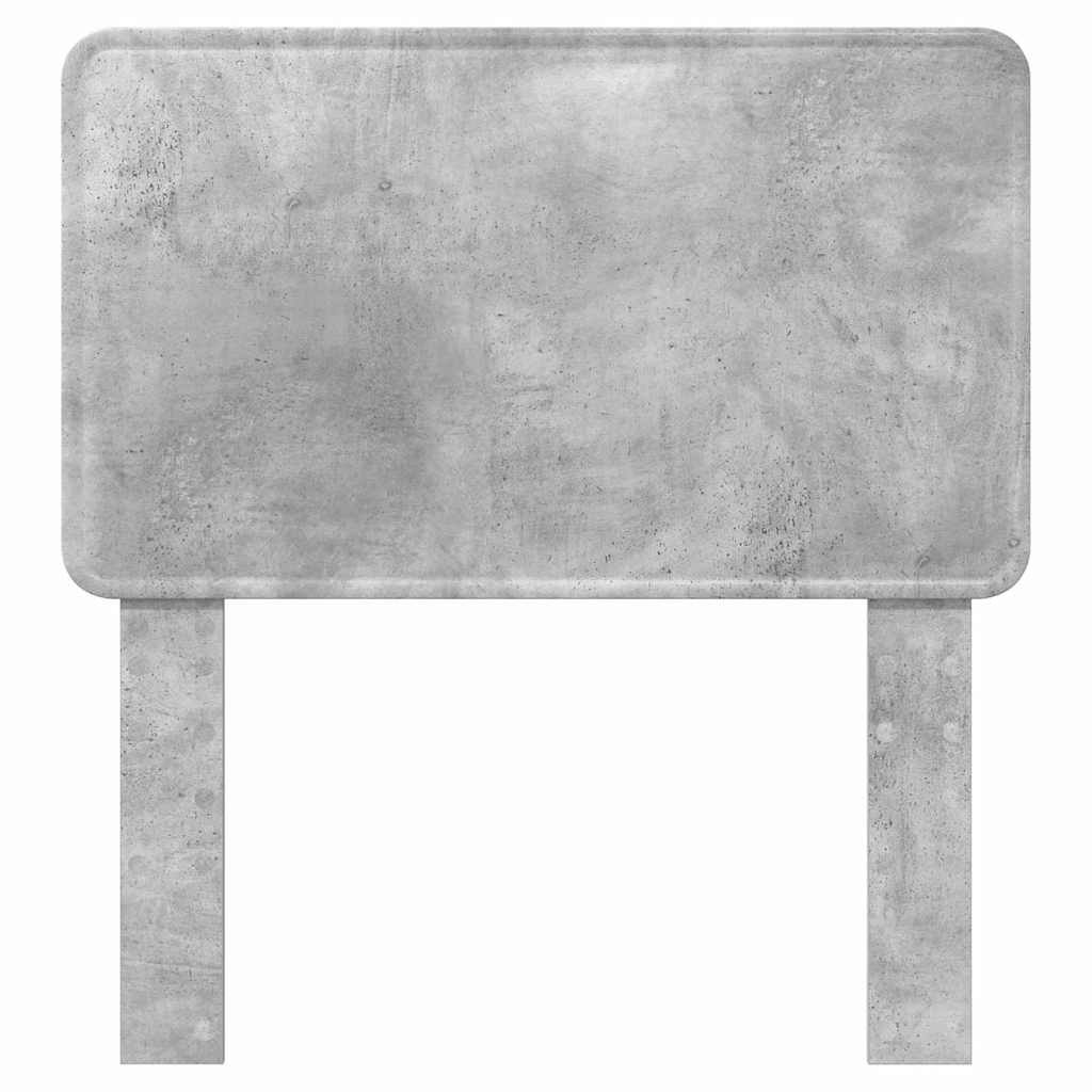 vidaXL Κεφαλάρι με κεφαλάρι Σκυρόδεμα Γκρι 90 cm Επεξεργασμένο ξύλο