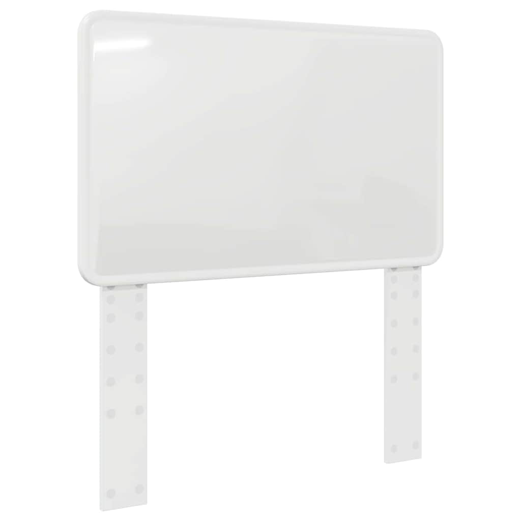 vidaXL Κεφαλάρι με κεφαλάρι Λαμπερό Λευκό 90 cm Επεξεργασμένο ξύλο