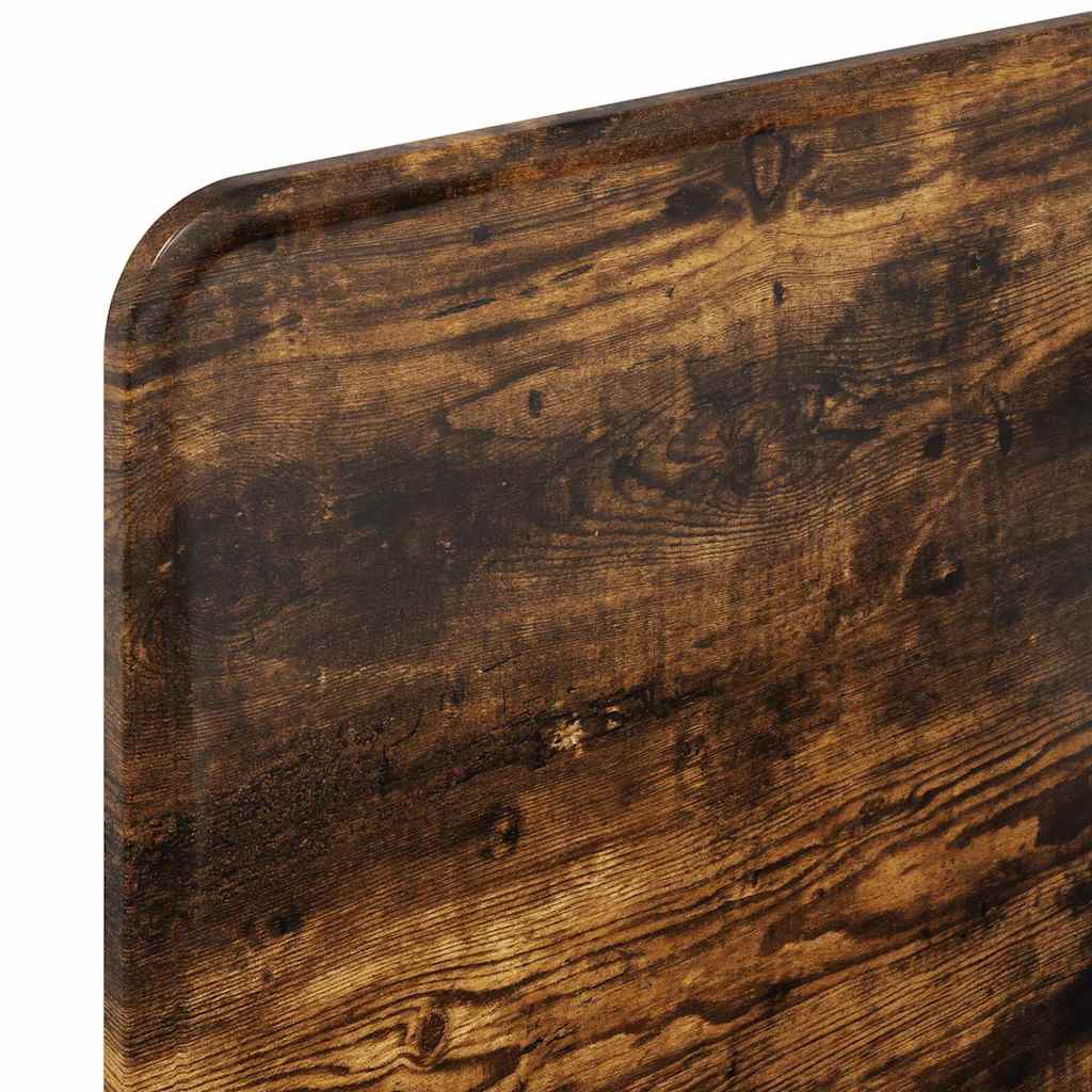 vidaXL Κεφαλάρι με κεφαλάρι Καπνιστό Δρύς 90 cm Επεξεργασμένο ξύλο