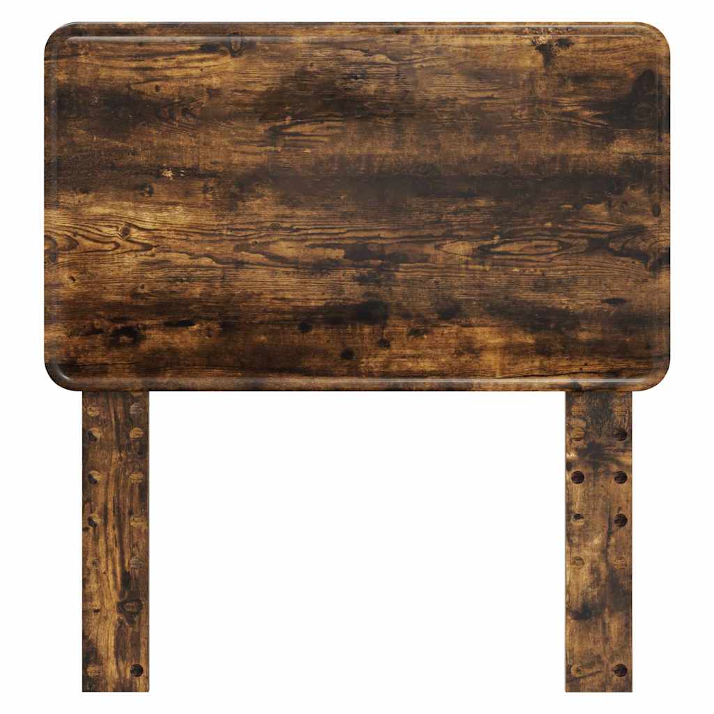 vidaXL Κεφαλάρι με κεφαλάρι Καπνιστό Δρύς 90 cm Επεξεργασμένο ξύλο