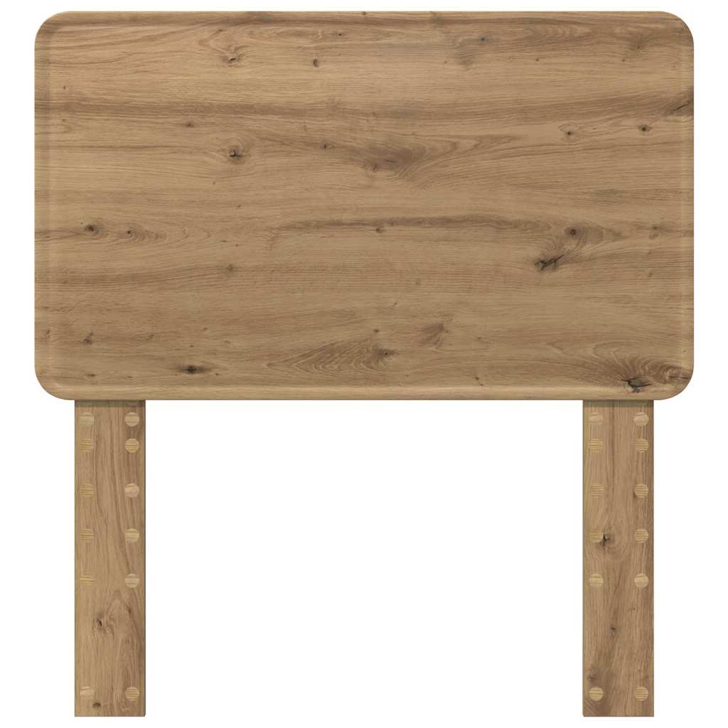 vidaXL Κεφαλάρι με κεφαλάρι Artisan Oak 90 cm Επεξεργασμένο ξύλο