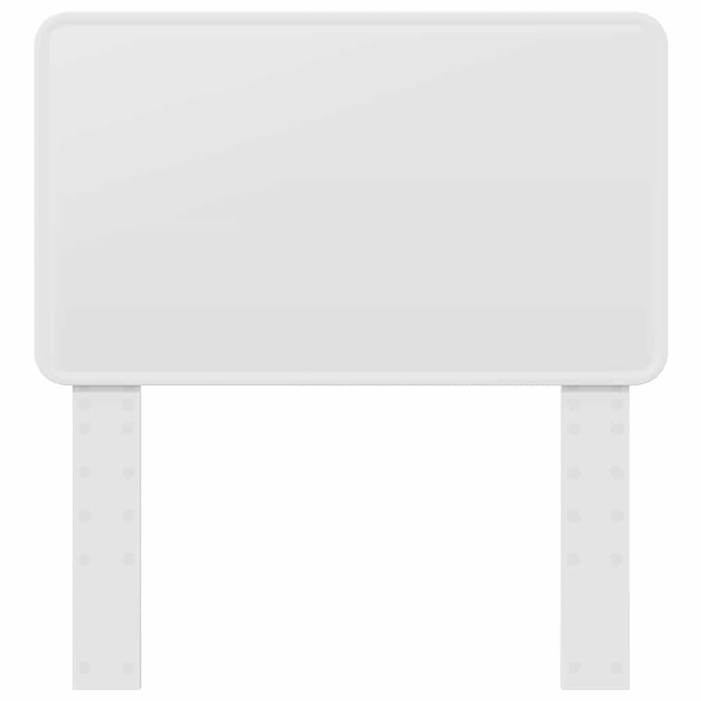 vidaXL Κεφαλάρι με κεφαλάρι Λευκό 80 cm Επεξεργασμένο ξύλο
