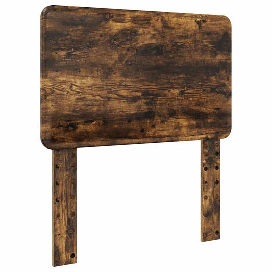 vidaXL Κεφαλάρι με κεφαλάρι Καπνιστό Δρύς 80 cm Επεξεργασμένο ξύλο