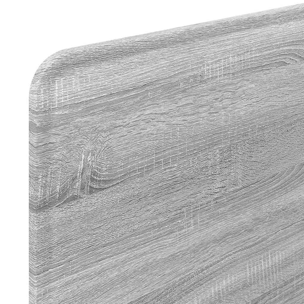 vidaXL Κεφαλάρι με κεφαλάρι Γκρίζο Σονομα 80 cm Επεξεργασμένο ξύλο