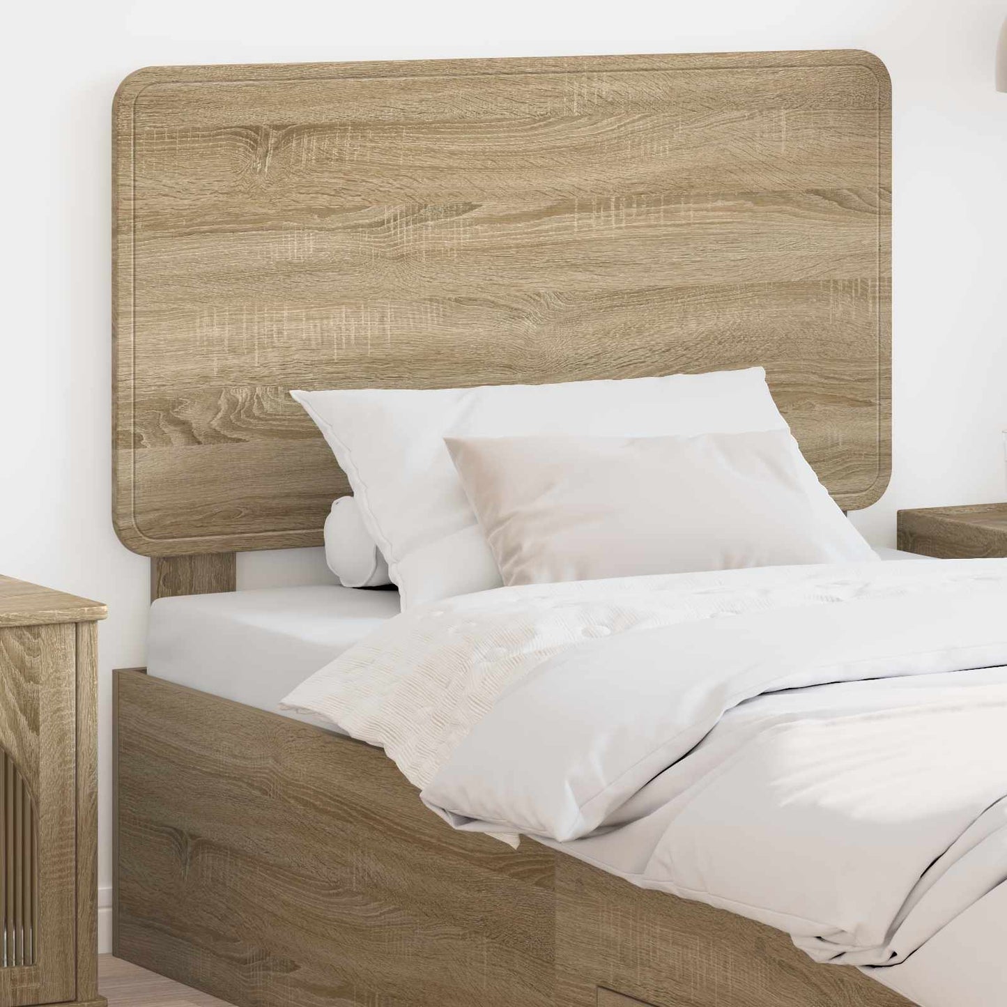 vidaXL Κεφαλάρι με κεφαλάρι Δρύς Sonoma 75 cm Επεξεργασμένο ξύλο