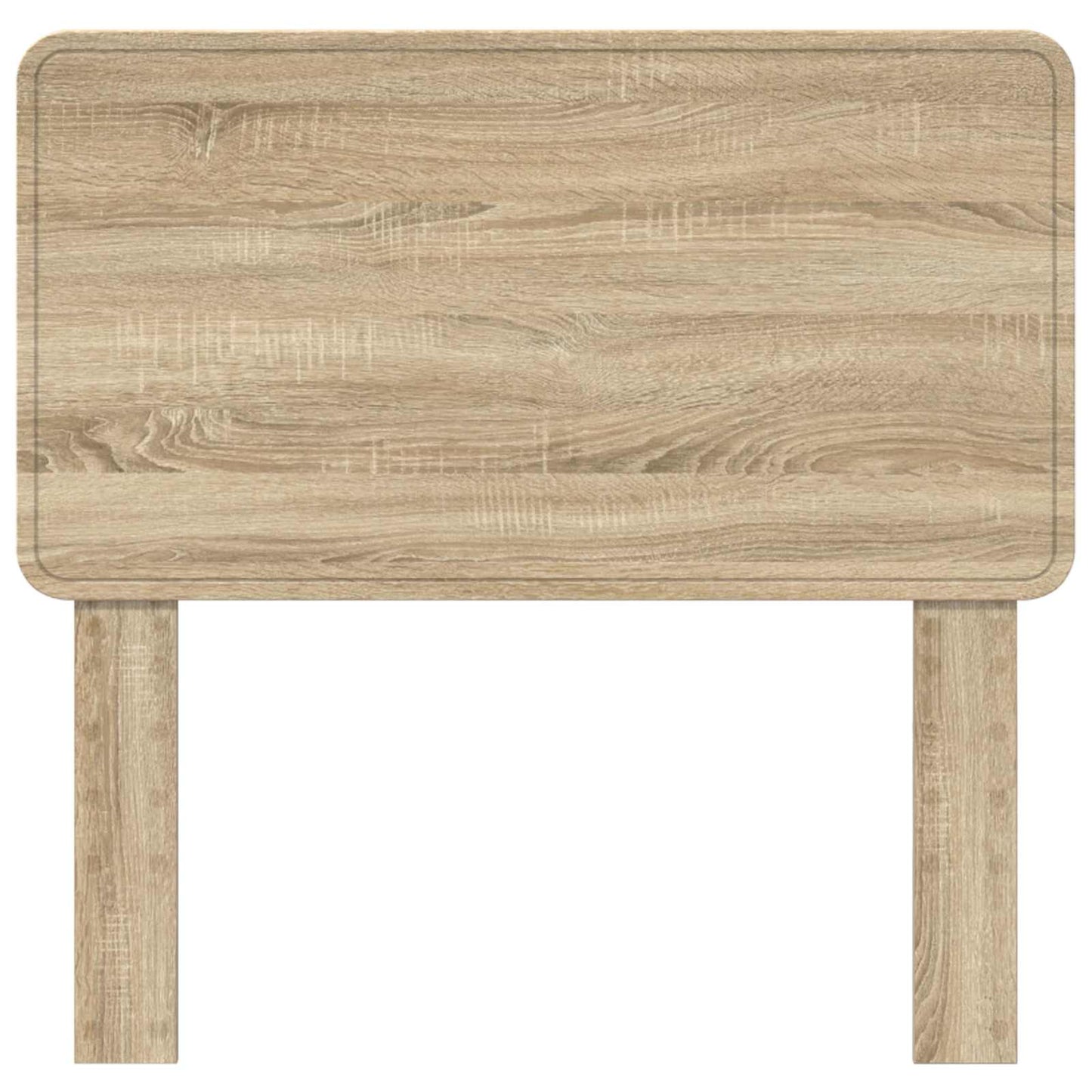 vidaXL Κεφαλάρι με κεφαλάρι Δρύς Sonoma 75 cm Επεξεργασμένο ξύλο