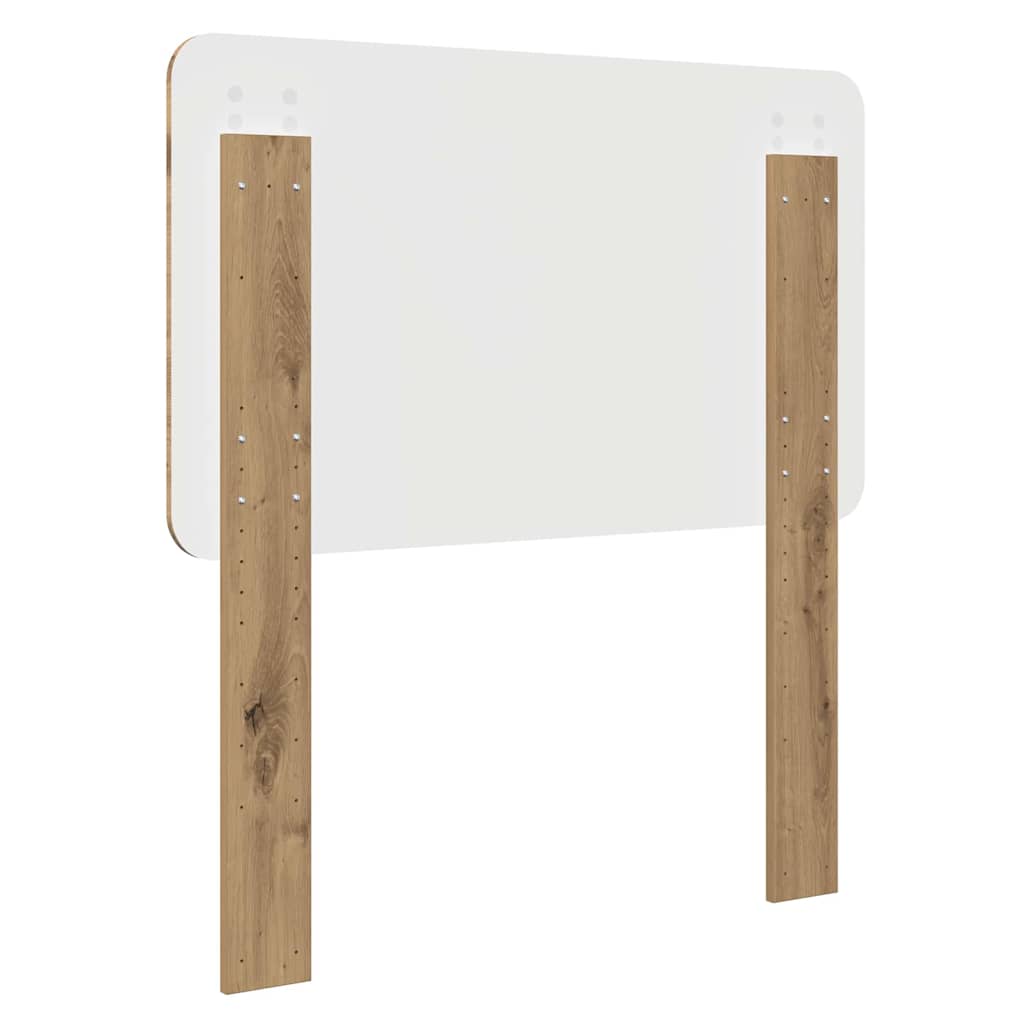 vidaXL Κεφαλάρι με κεφαλάρι Artisan Oak 75 cm Επεξεργασμένο ξύλο