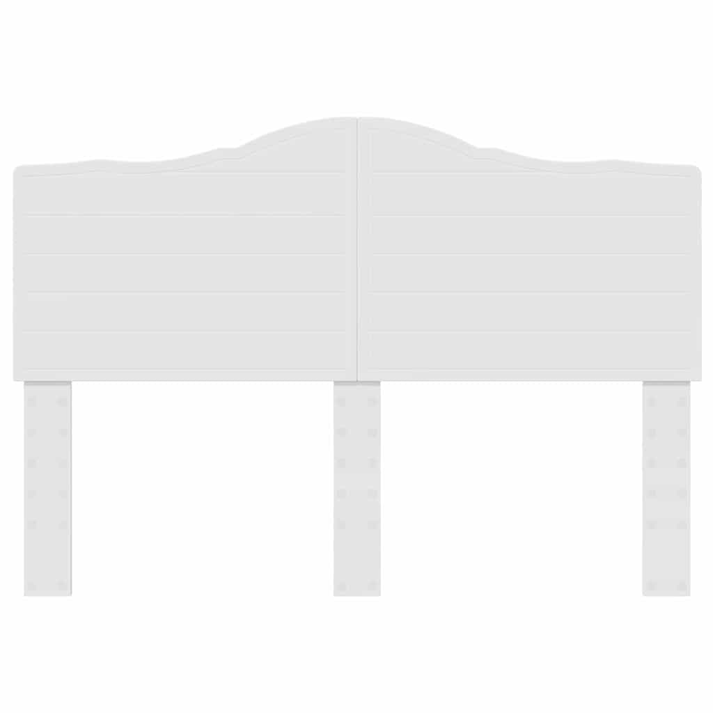 vidaXL Κεφαλάρι με κεφαλάρι Λευκό 160 cm Επεξεργασμένο ξύλο