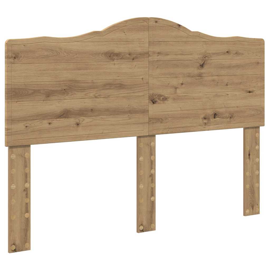 vidaXL Κεφαλάρι με κεφαλάρι Artisan Oak 140 cm Επεξεργασμένο ξύλο