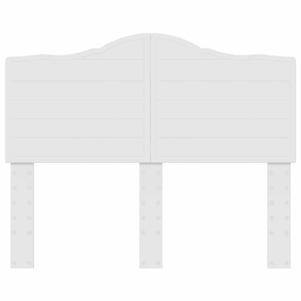 vidaXL Κεφαλάρι με κεφαλάρι Λευκό 135 cm Επεξεργασμένο ξύλο