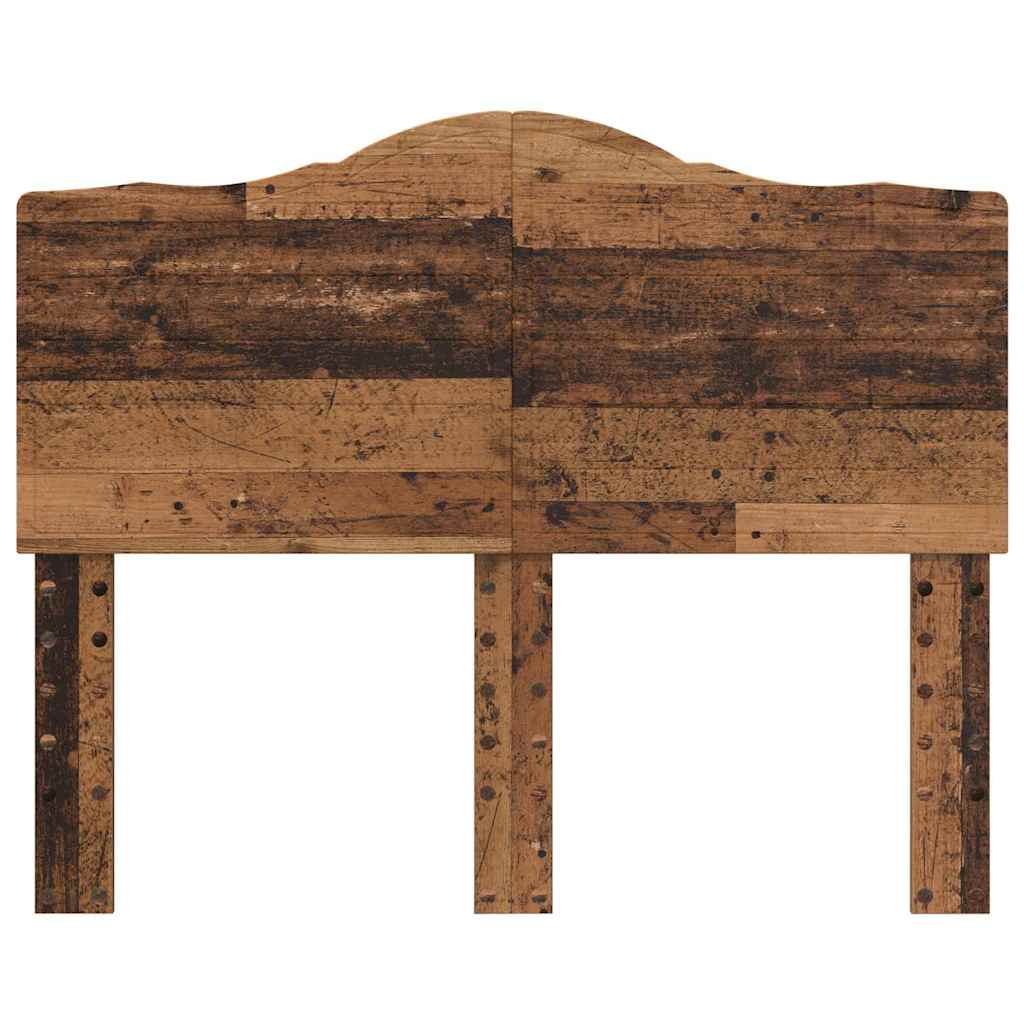 vidaXL Κεφαλάρι με κεφαλάρι Παλιό Ξύλο 135 cm Επεξεργασμένο ξύλο