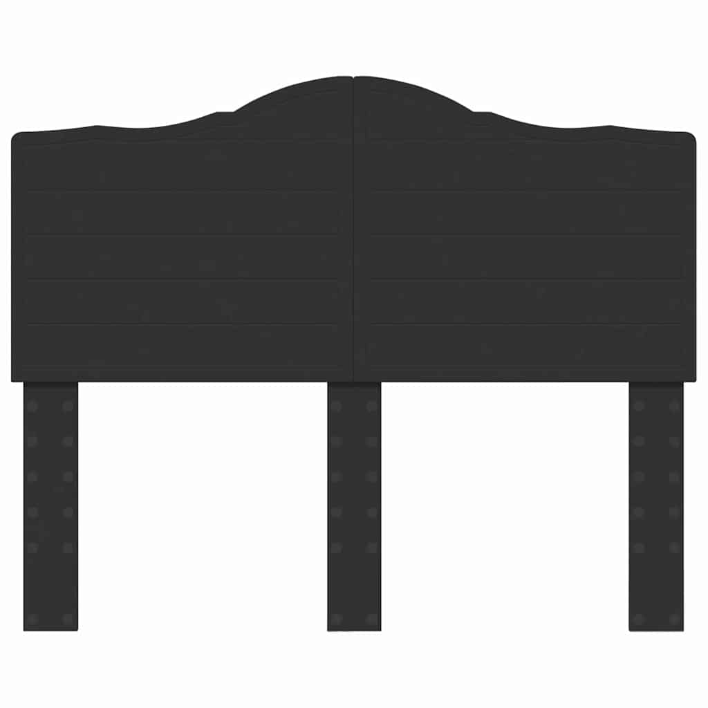 vidaXL Κεφαλάρι με κεφαλάρι Μαύρη Οξυά 120 cm Επεξεργασμένο ξύλο