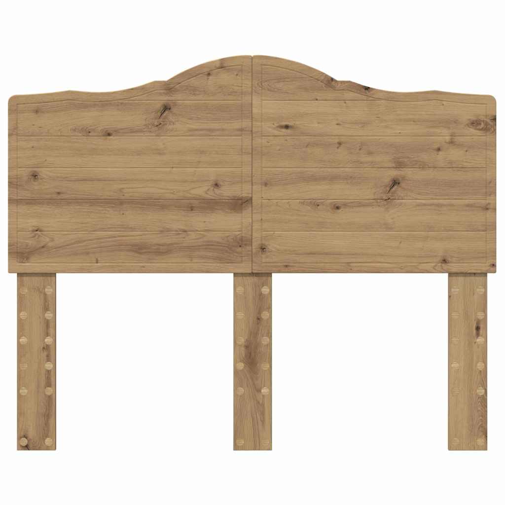 vidaXL Κεφαλάρι με κεφαλάρι Artisan Oak 120 cm Επεξεργασμένο ξύλο
